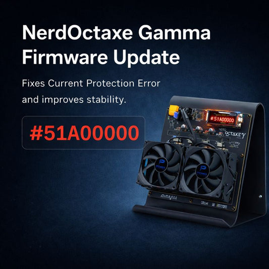 NerdOctaxe Gamma Current Protection Error firmware fix