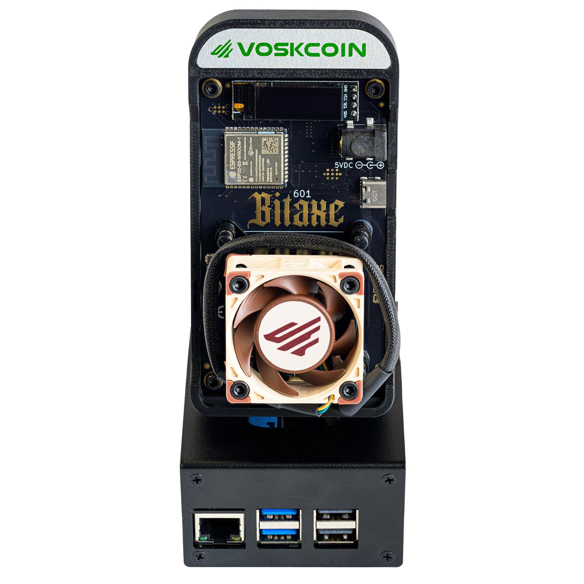 Bitaxe Gamma Node 1.1 TH/s - Built on Raspberry Pi 5 – Power Mining